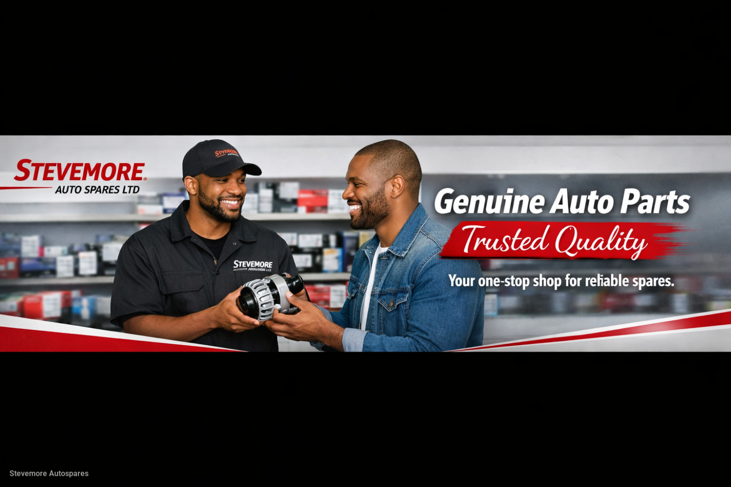 Stevemore Auto Spares Limited  Ecommerce promo